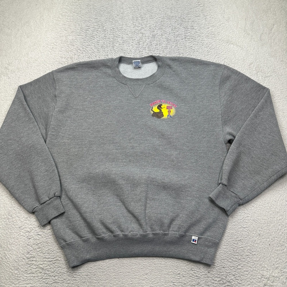 Baker To Vegas Challenge Cup Relay‎ 2002 Sweater Size Xl Vintage Russell